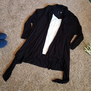 Lightweight Asymmetrical Long Cardigan